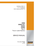 Case 580N, 580SN WT, 580SN, 590SN Tire 3 Tractor Loader Backhoe Service Manual 47878209 PDF