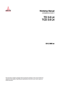 MUSTANG DEUTZ TD 3.6 L4, TCD 3.6 L4 ENGINE WORKSHOP MANUAL 50940203A - PDF