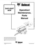 BOBCAT DAYLIGHT 6KW OPERATION, MAINTENANCE AND PARTS MANUAL IR22162408 PDF