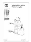 BT FORKLIFT BT PPO 1500 MX, BT OS 1.0, BT OS 1.0 W, BT OS 1.0 HW, BT OS 1.0 WL, BT OS 1.2 CB, BT OS 1.8 X, BT OS 2.0, BT OS 2.0 TT, BT OS 3.0 SERVICE MANUAL PDF