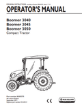 New Holland Boomer 3040, 3045, 3050 Compact Tractor Operator Manual 84382275 PDF
