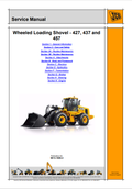 JCB Wheeled Loading Shovel 427, 437 and 457 Service Manual 9813-1600-4 PDF