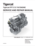Tigercat FPT C13 T4F Engine Service And Repair Manual 60213AENG