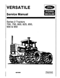 New Holland 700, 750, 800, 825, 850, 900, 950 Tractor Service Manual 40070060 PDF