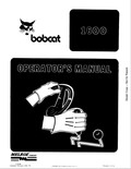 BOBCAT 1600 OPERATOR MANUAL 6566667 PDF
