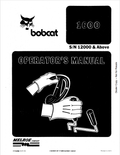 BOBCAT 1600 OPERATOR MANUAL 6566906 PDF