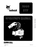 BOBCAT 2000 RTF LOADER OPERATOR MANUAL 6566396 PDF