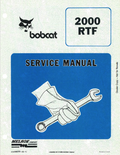 BOBCAT 2000 RTF LOADER SERVICE MANUAL 6566459 PDF