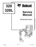 BOBCAT 320, 320L LOADER SERVICE MANUAL 6903818 PDF