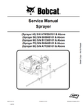 BOBCAT 40, 50, 60, 75, 80 SPRAYER SERVICE MANUAL 6902775 PDF
