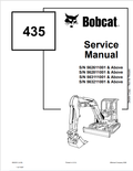 BOBCAT 435 LOADER SERVICE MANUAL 6902331 PDF