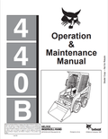 BOBCAT 440B LOADER OPERATION AND MAINTENANCE MANUAL 6570155 PDF