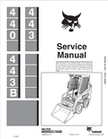 BOBCAT 440, 443, 443B LOADER SERVICE MANUAL 6566694 PDF