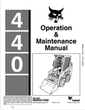 BOBCAT 440 LOADER OPERATION AND MAINTENANCE MANUAL 6566475 PDF
