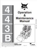 BOBCAT 443B LOADER OPERATION AND MAINTENANCE MANUAL 6722481 PDF