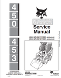 BOBCAT 450, 453 LOADER SERVICE MANUAL 6724259 PDF