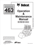 BOBCAT 453 LOADER OPERATION AND MAINTENANCE MANUAL 6901175 PDF
