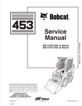 BOBCAT 453 LOADER SERVICE MANUAL 6900363 PDF