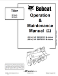 BOBCAT 52, 68 INCH TILLER OPERATION AND MAINTENANCE MANUAL 6722851 PDF