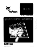BOBCAT 540 LOADER OPERATOR MANUAL 6566655 PDF