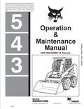 BOBCAT 543 LOADER OPERATION AND MAINTENANCE MANUAL 6722584 PDF