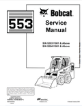 BOBCAT 553 LOADER SERVICE MANUAL 6901824 PDF