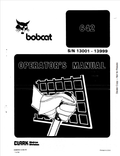 BOBCAT 642 LOADER OPERATOR MANUAL 6566562 PDF
