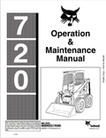 BOBCAT 720 LOADER OPERATION AND MAINTENANCE MANUAL 6549950 PDF