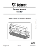 BOBCAT 72SDR SEEDER SERVICE MANUAL 6904966 PDF