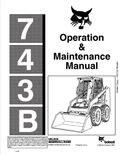 BOBCAT 743B LOADER OPERATION AND MAINTENANCE MANUAL 6720613 PDF
