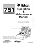 BOBCAT 751 LOADER OPERATION AND MAINTENANCE MANUAL 6900786 PDF