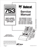BOBCAT 753 LOADER OPERATION AND MAINTENANCE MANUAL 6900090 PDF