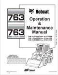 BOBCAT 763, 763 HIGH FLOW LOADER OPERATION AND MAINTENANCE MANUAL 6900371 PDF