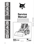 BOBCAT 843, 843B LOADER SERVICE MANUAL 6566091 PDF