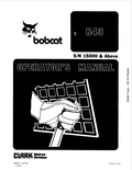 BOBCAT 843 LOADER OPERATION AND MAINTENANCE MANUAL 6566408 PDF