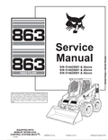 BOBCAT 863, 863 HIGH FLOW SERVICE MANUAL 6900648 PDF