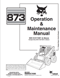 BOBCAT 873 LOADER OPERATION AND MAINTENANCE MANUAL 6900369 PDF