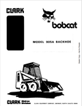 BOBCAT 905A BACKHOE OWNER MANUAL 6556212 PDF
