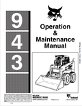 BOBCAT 943 LOADER OPERATION AND MAINTENANCE MANUAL 6570001 PDF