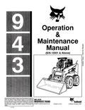BOBCAT 943 LOADER OPERATION AND MAINTENANCE MANUAL 6570615 PDF