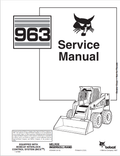 BOBCAT 963 LOADER SERVICE MANUAL 6724545 PDF