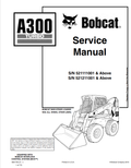 BOBCAT A300 TURBO SERVICE MANUAL 6901756 PDF