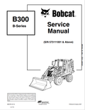 BOBCAT B300 B SERIES BACKHOE LOADER SERVICE MANUAL 6903702 PDFBOBCAT B300 B SERIES BACKHOE LOADER SERVICE MANUAL 6903702 PDF