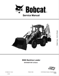 BOBCAT B900 BACKHOE LOADER SERVICE MANUAL 7371580 PDF