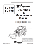 BOBCAT BL–570, BL–575 BACKHOE LOADER OPERATION AND MAINTENANCE MANUAL 6902021 PDF