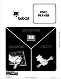BOBCAT COLD PLANER OPERATOR MANUAL 6570926 PDF