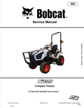 BOBCAT CT1025 COMPACT TRACTOR SERVICE MANUAL 7412977 PDF