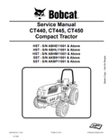 BOBCAT CT440, CT445, CT450 COMPACT TRACTOR SERVICE MANUAL 6987079 PDF