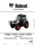 BOBCAT CT5545, CT5550, CT5555, CT5558 COMPACT TRACTOR SERVICE MANUAL 7372814 PDF