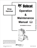 BOBCAT DROP HAMMER OPERATION AND MAINTENANCE MANUAL 6902719 PDF